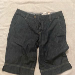 Eddie Bauer dark wash jeans shorts